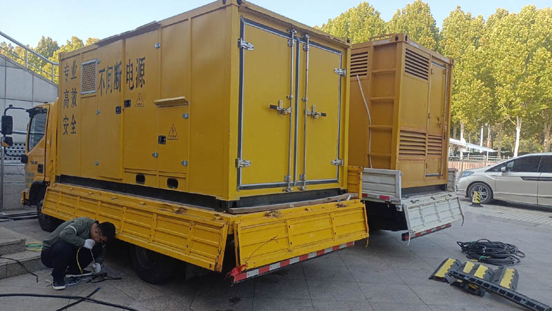 精河柴油发电机组和UPS电源配合使用时的注意事项